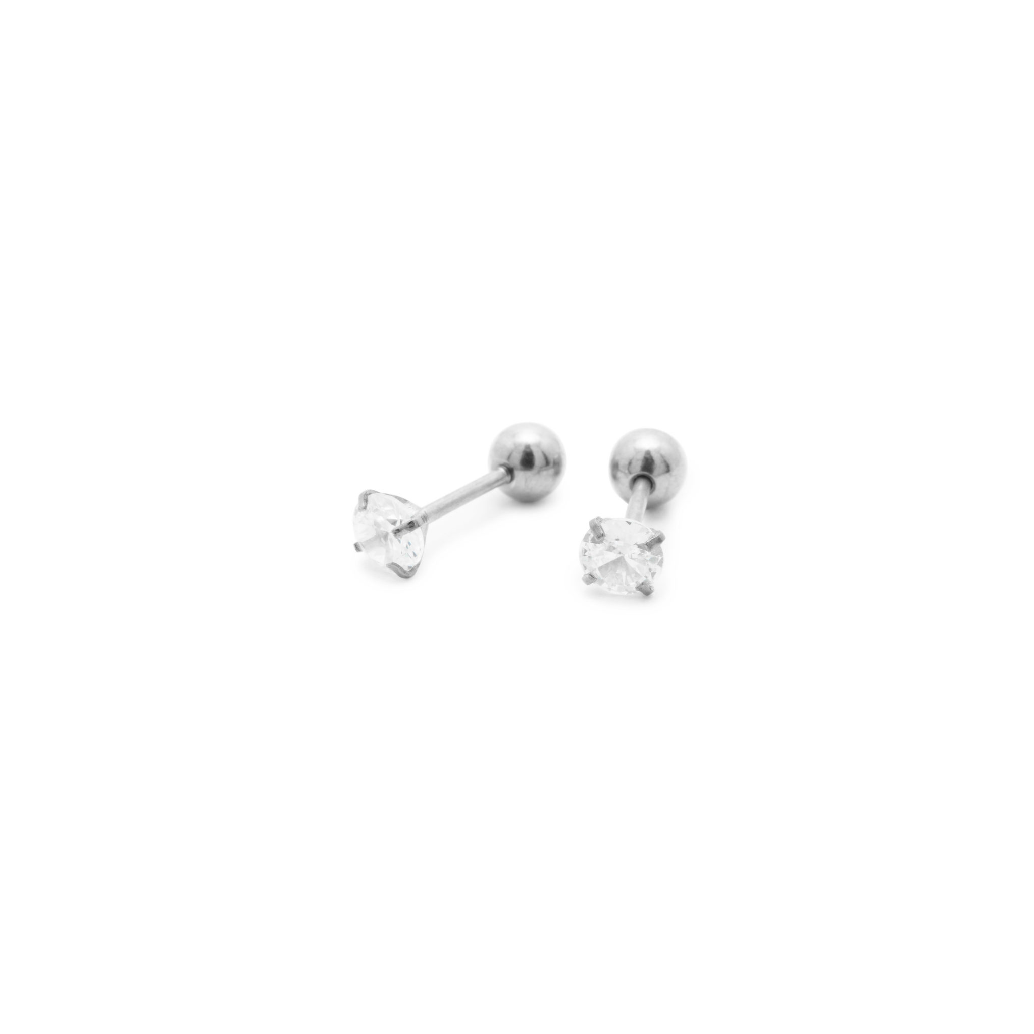STUD ATENEA PLATEADO