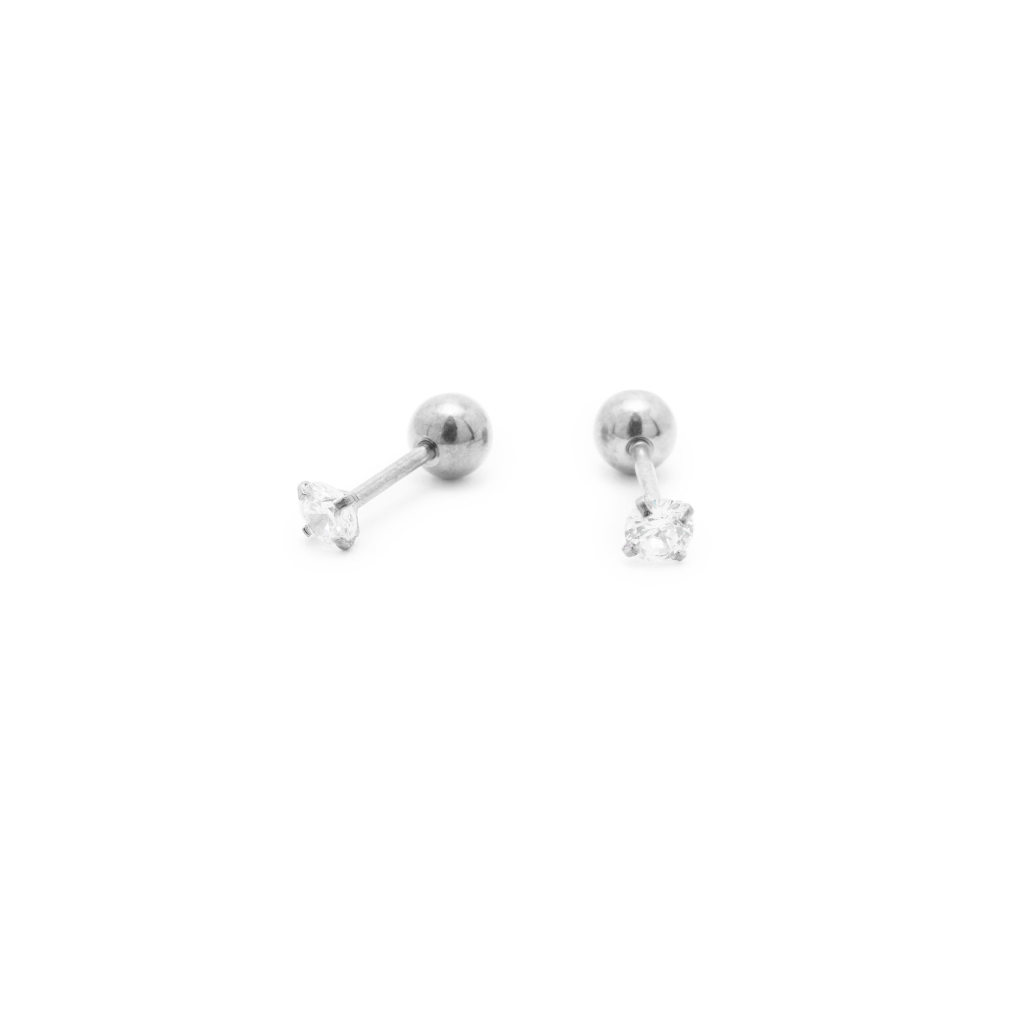 STUD ATENEA PLATEADO