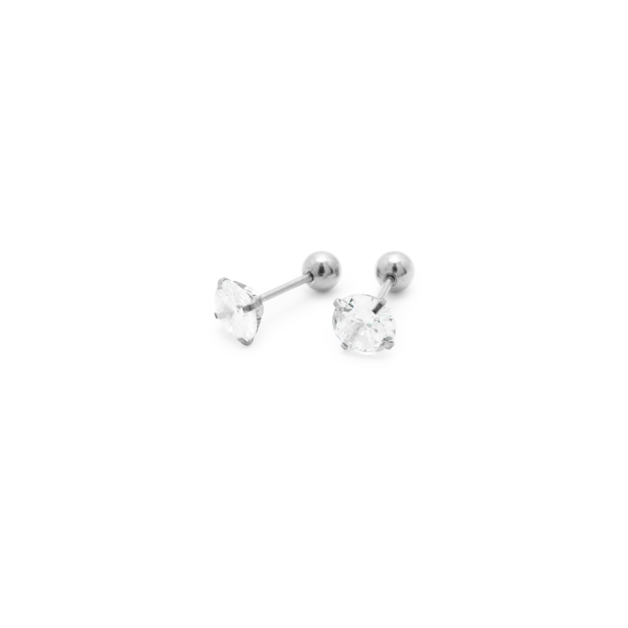 STUD ATENEA PLATEADO